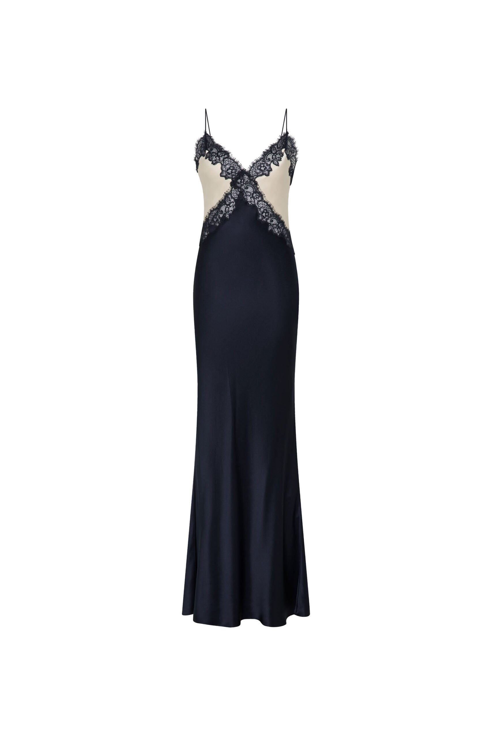 Rebecca Vallance Aumoe Maxi Dress Rebecca Vallance Blue Clothing The Aumoe Maxi Dress stuns with its contrasting dark navy and cream design