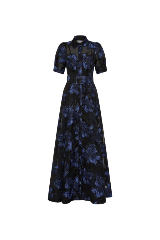 Rebecca Vallance Blue Clothing The Alexandra Gown blends modern sophistication with timeless style