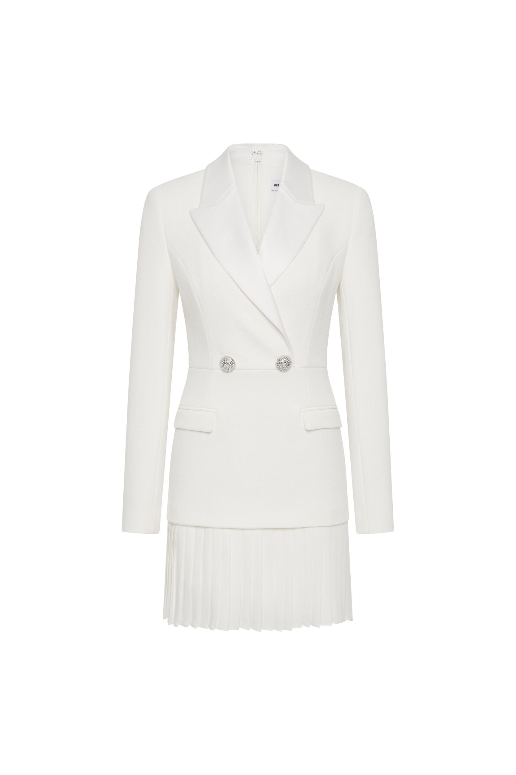 Rebecca Vallance Atlas Mini Dress Rebecca Vallance Ivory Clothing The Atlas Mini Dress in ivory is effortlessly chic