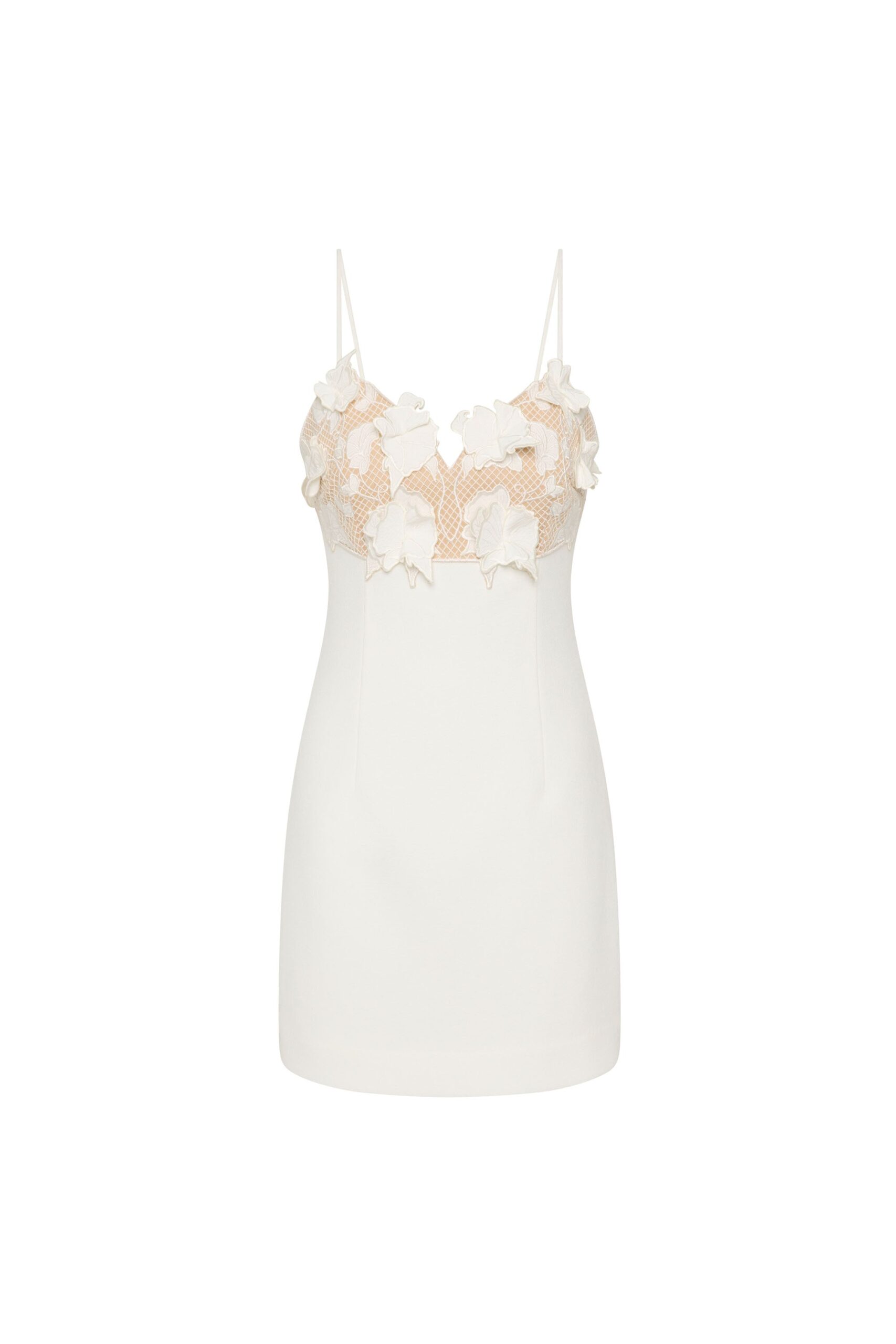 Rebecca Vallance Parrish Mini Dress Rebecca Vallance Ivory Clothing The Parrish Mini Dress radiates chic elegance in ivory
