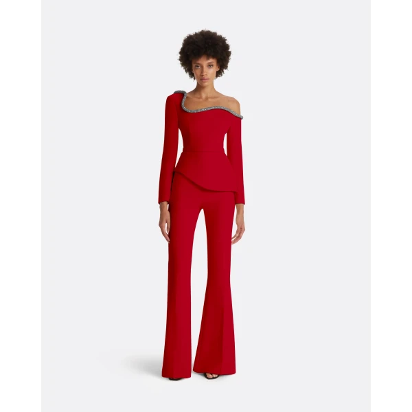 Aime Crimson Top - Image 2