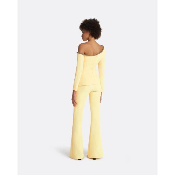 Aime Pale Yellow Top - Image 3