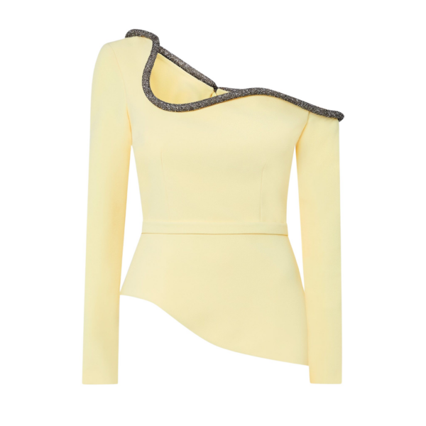 Aime Pale Yellow Top