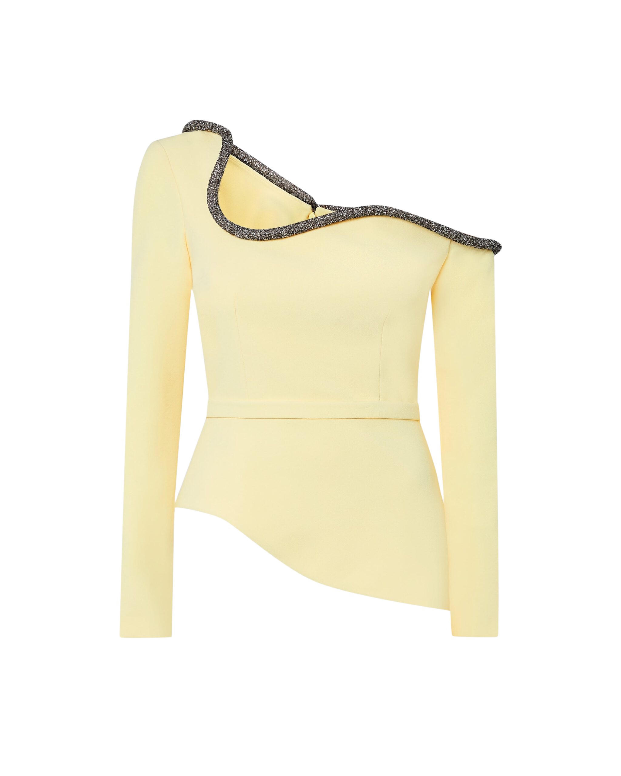 Safiyaa-Aime-Pale-Yellow-Top-Coveti-scaled33669_nobg Aime Pale Yellow Top - Image 1