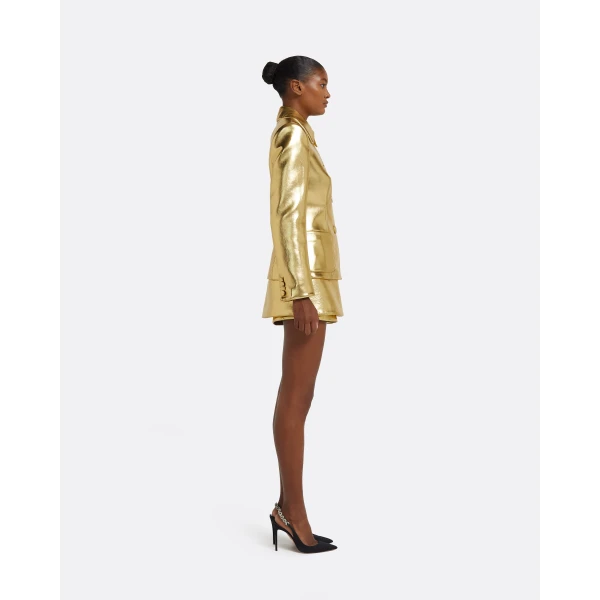 Alfie Jacket in Gold - Image 6