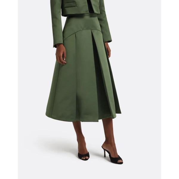 Archie Skirt in Moss Green - Image 4