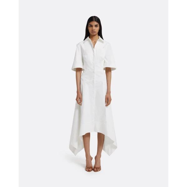 Aster Midi Dress in Ivory - Image 2
