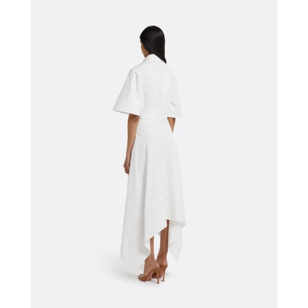 Aster Midi Dress in Ivory - Image 3