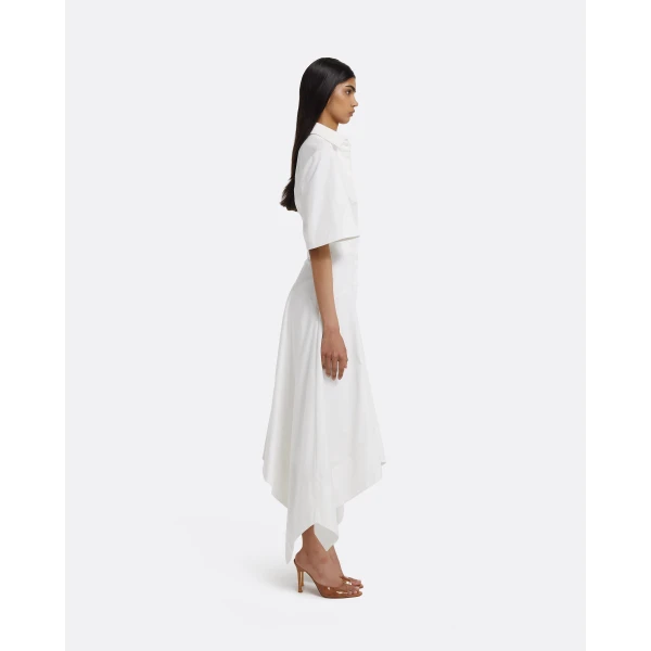 Aster Midi Dress in Ivory - Image 5