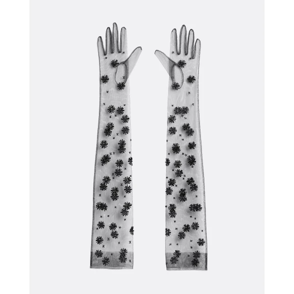 Astin Gloves in Black with Black - Image 2