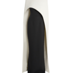 Azrael Long Dress & Maddox Harness in Ivory & Black