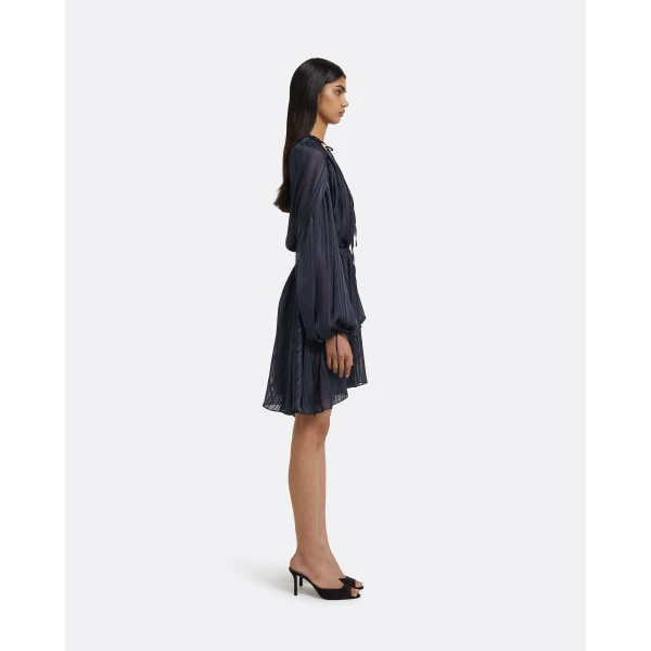 Briar Short Dress in Navy - Image 5