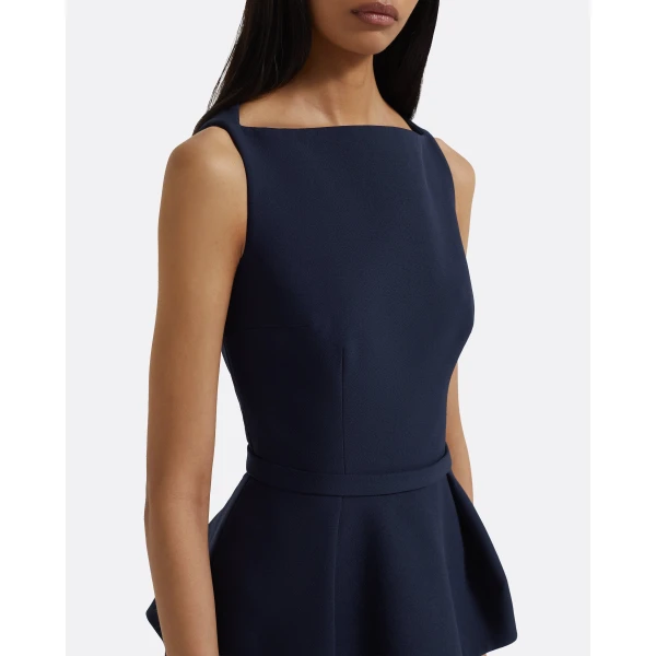 Carter Long Dress in Maritime Blue - Image 4