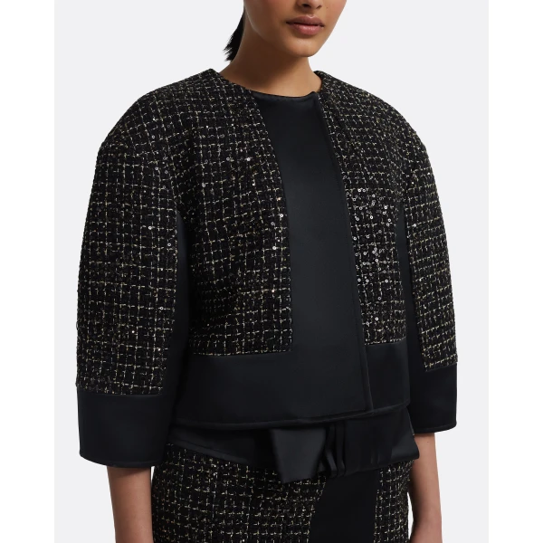 Chaya Jacket in Black on Black & Gold - Image 5