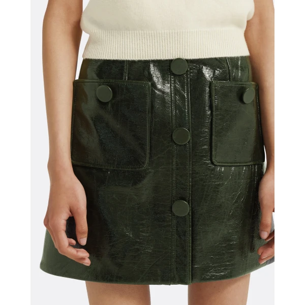 Dallas Skirt in Collard Green - Image 4
