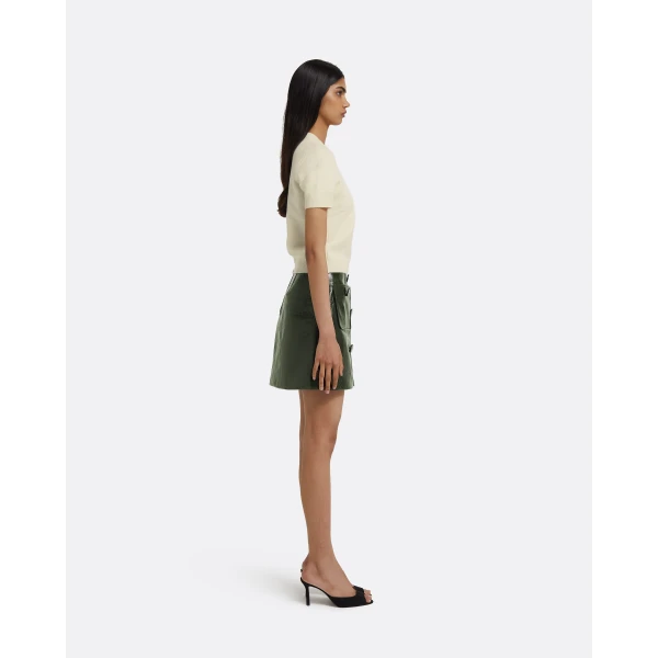 Dallas Skirt in Collard Green - Image 5