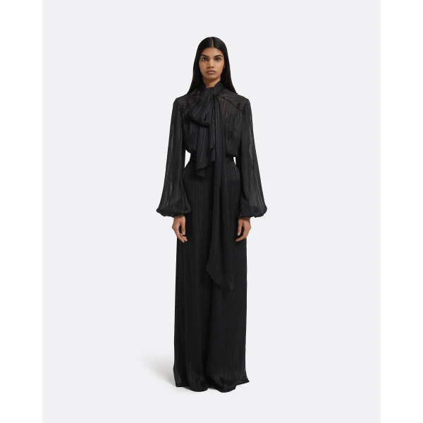 Delfinane Top in Black - Image 3