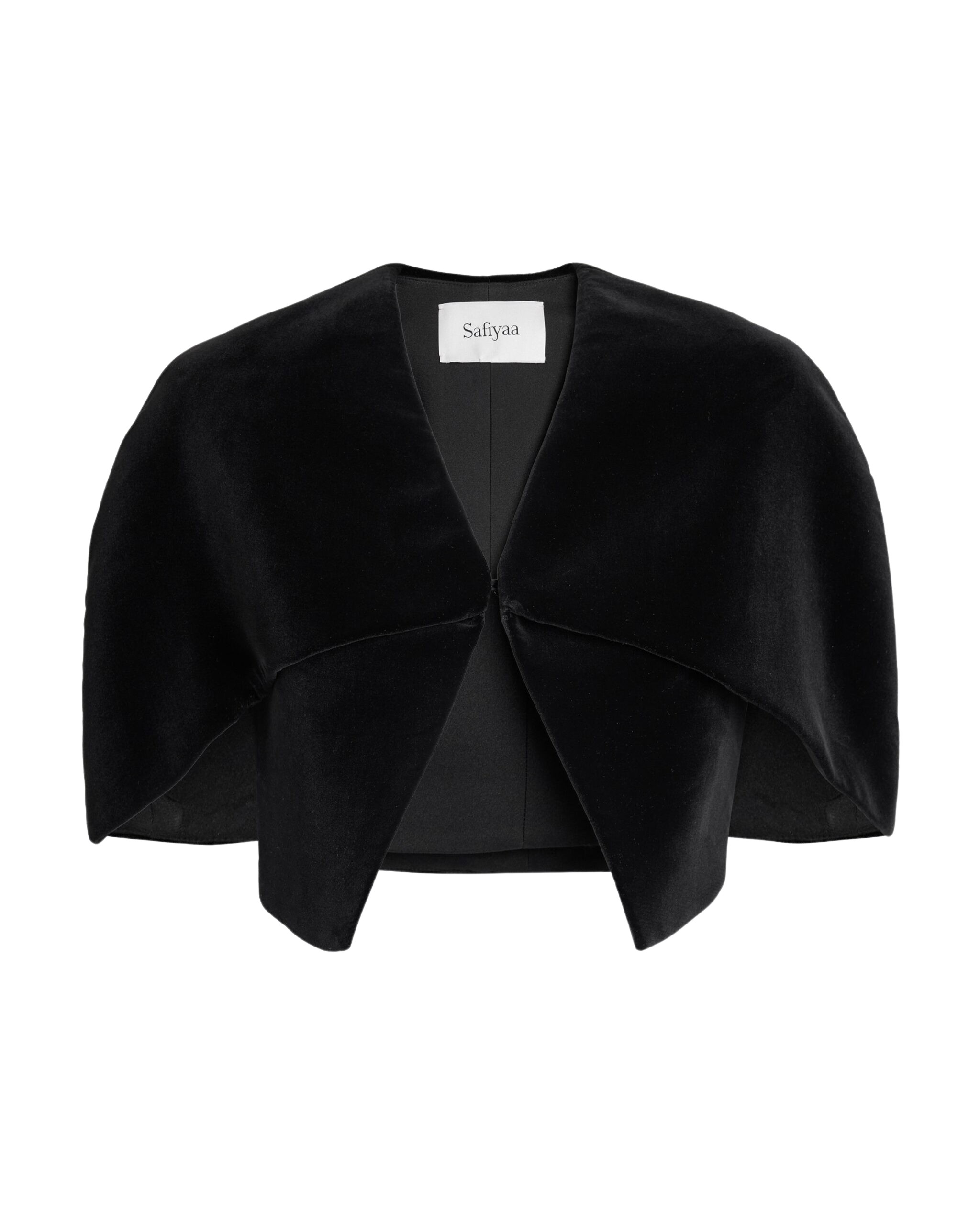 Safiyaa-Devon-Cape-in-Black-Coveti-scaled45139_nobg Devon Cape in Black - Image 1