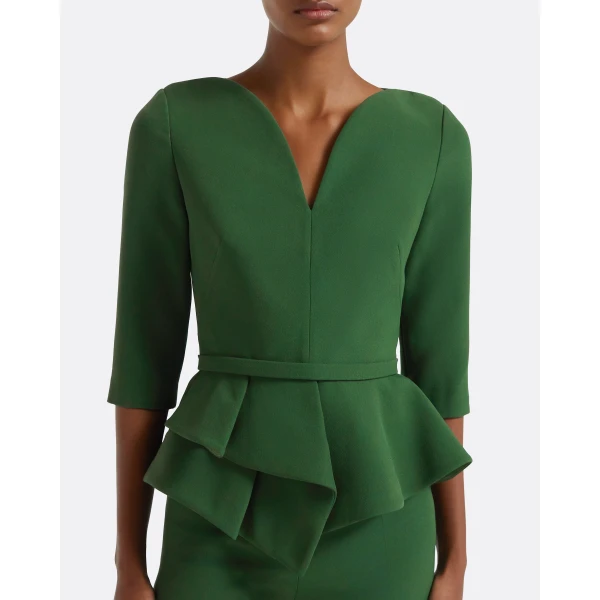 Dion Top in Moss Green - Image 4