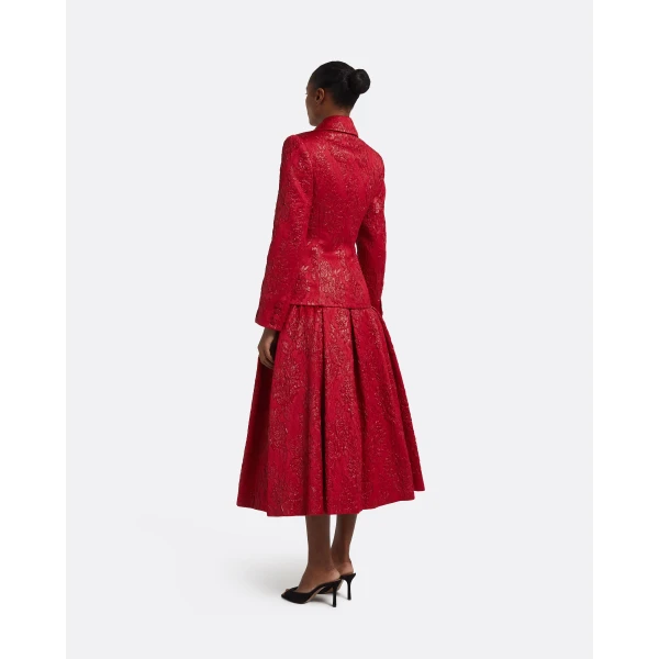 Flynn Jacket in Crimson - Image 3