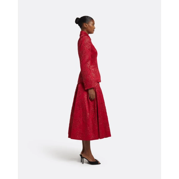 Flynn Jacket in Crimson - Image 6