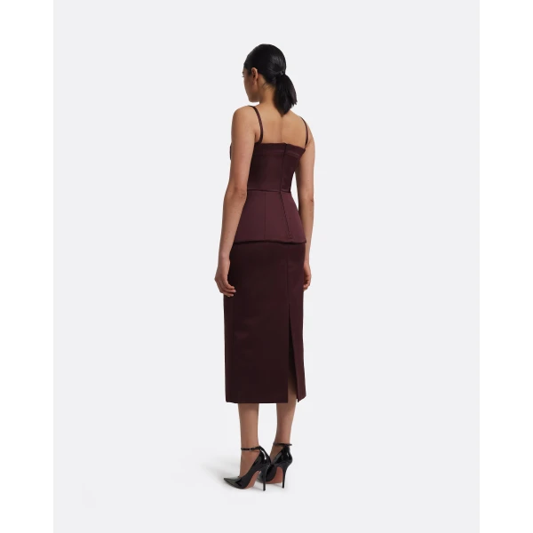 Grainee Skirt in Wine - Image 6