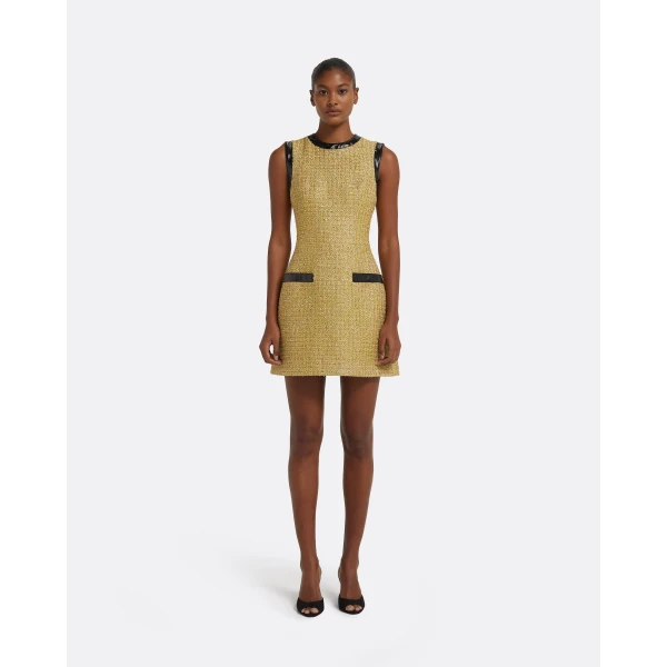 Hailey Short Dress in Yellow Gold - Image 6