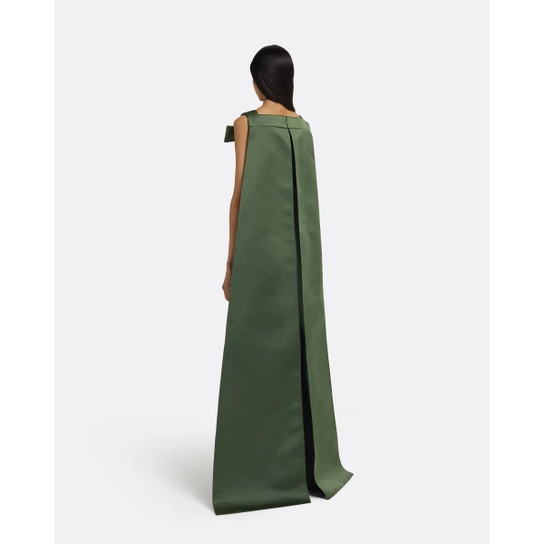 Harley Long Dress in Moss Green - Image 3