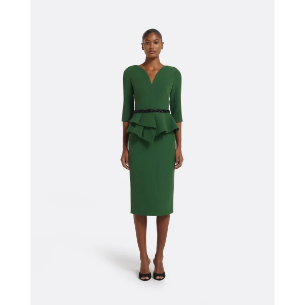 Hokuku Skirt in Moss Green - Image 2
