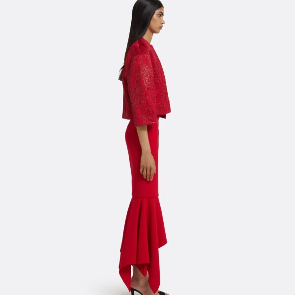 Safiyaa Ivy Jacket in Crimson, view 6