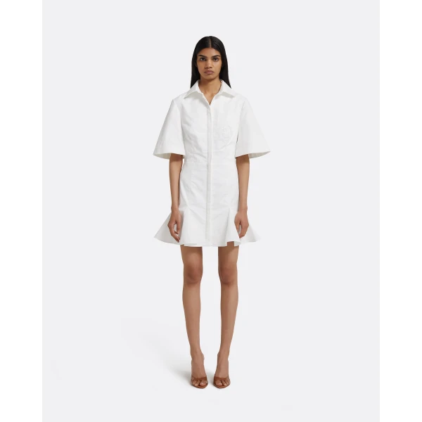 Jude Short Dress in Ivory - Image 2