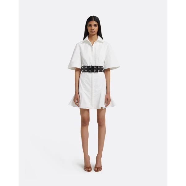 Jude Short Dress in Ivory - Image 6