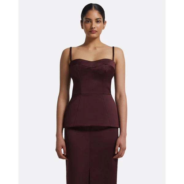Kaori Top in Wine - Image 2