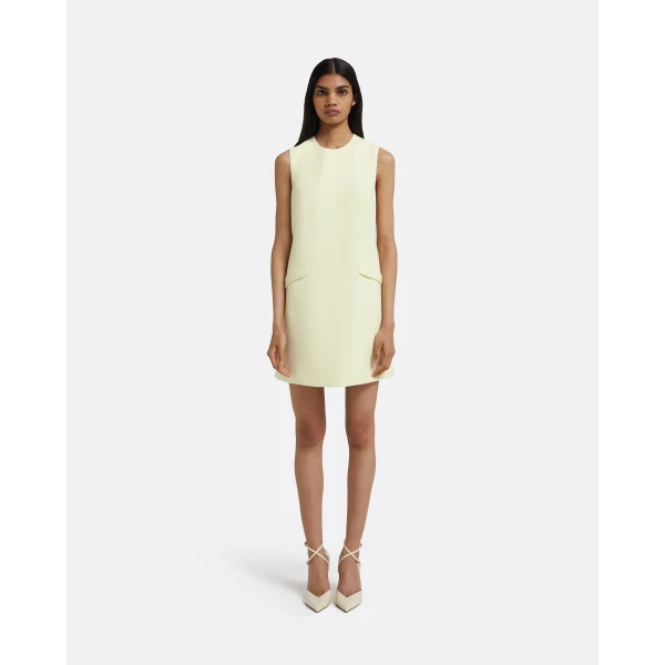 Kyle Short Dress in Buttermilk - Image 2