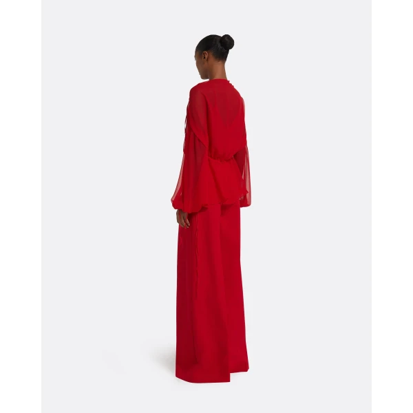 Landon Top in Lacquer Red - Image 4