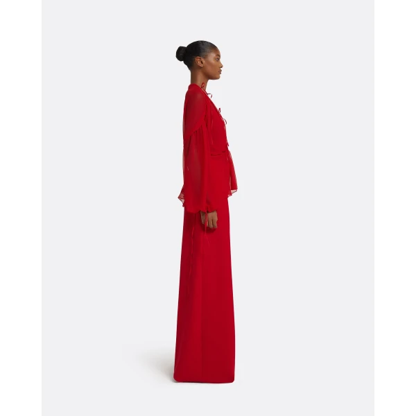 Landon Top in Lacquer Red - Image 6