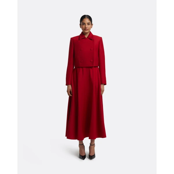 Miwa Skirt in Radiant Red - Image 2