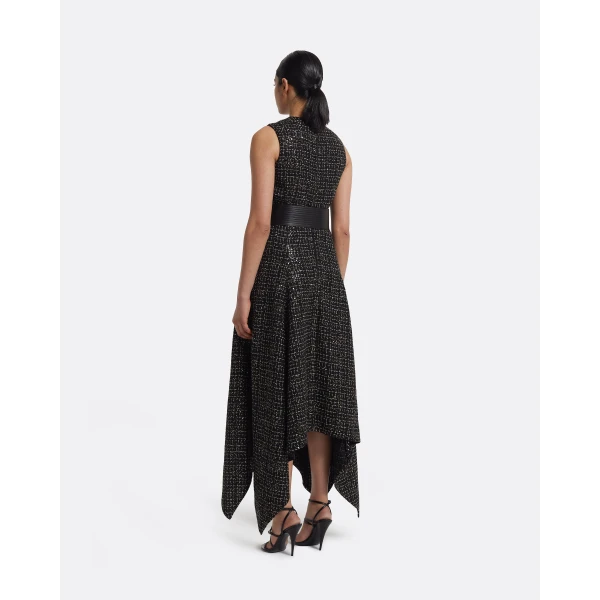 Okimi Dress in Black & Gold - Image 3