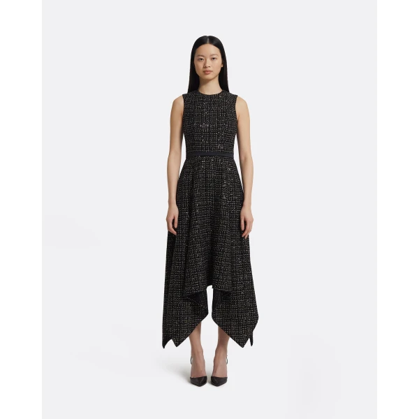 Okimi Dress in Black & Gold - Image 6