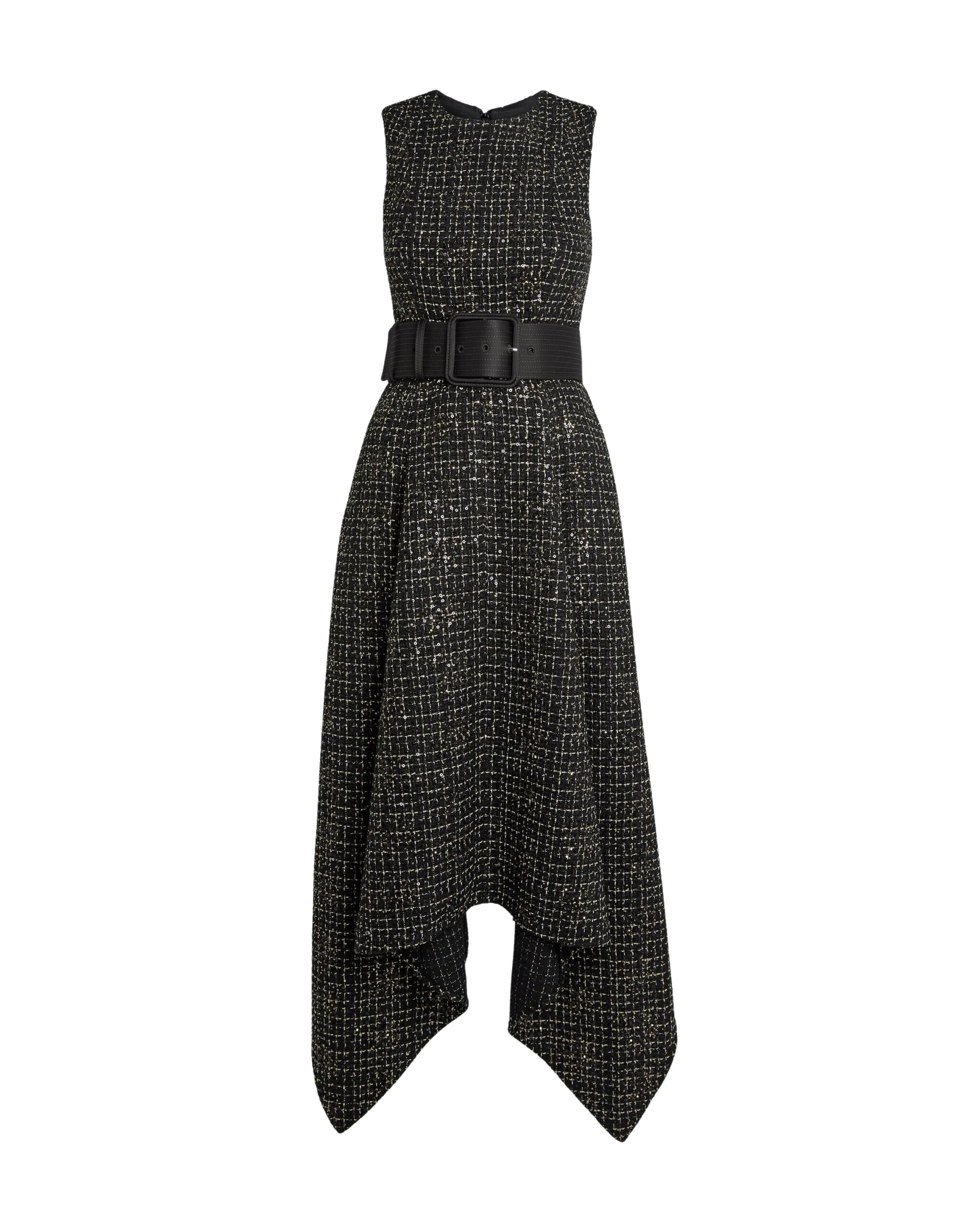 Safiyaa-Okimi-Dress-in-Black-Gold-Coveti-scaled83065_nobg Okimi Dress in Black & Gold - Image 1