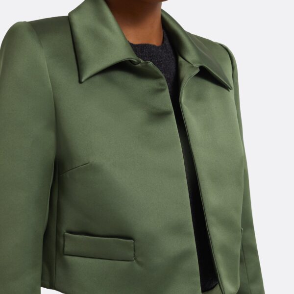 Safiyaa Phoenix Jacket in Moss Green, view 4
