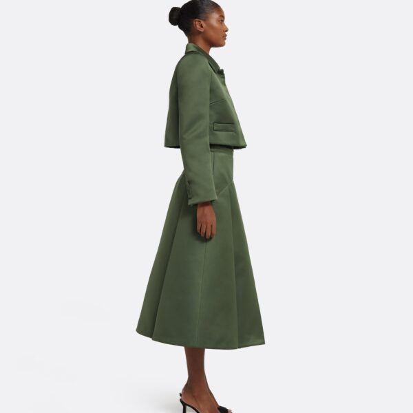 Safiyaa Phoenix Jacket in Moss Green, view 6