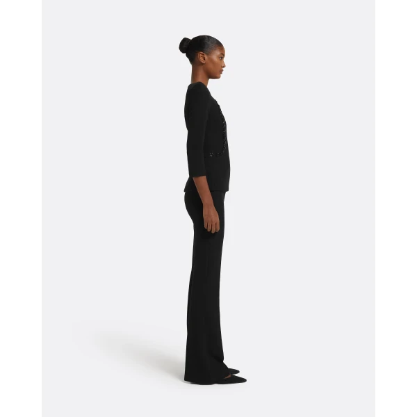 Rhys Top in Black - Image 6