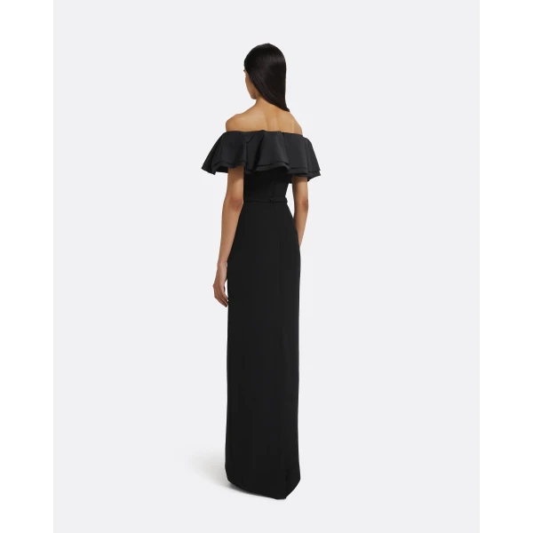 Ryan Long Dress in Black - Image 3