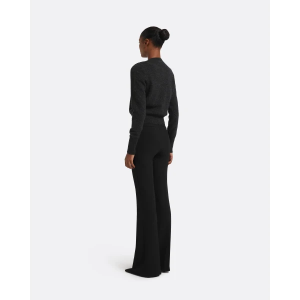 Selen Cardigan in Black Melange - Image 3