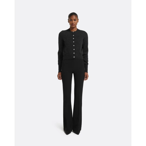 Selen Cardigan in Black Melange - Image 5
