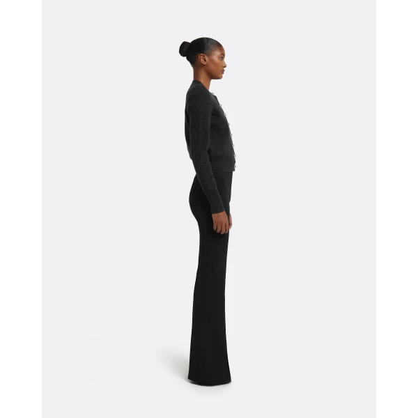 Selen Cardigan in Black Melange - Image 6