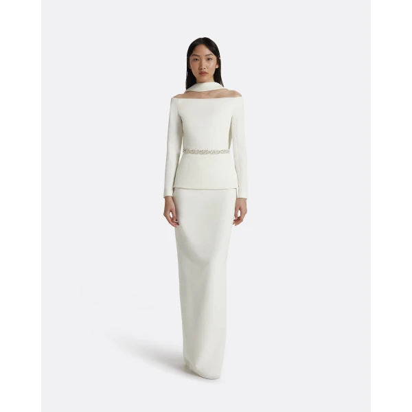 Sidha Skirt in Ivory - Image 4