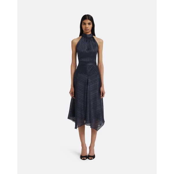 Sunny Midi Dress in Navy - Image 2