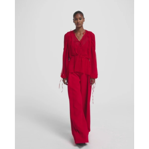 Tanner Trousers in Crimson - Image 6